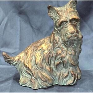 Vintage Scottish Terrier Dog Figurine Statue
